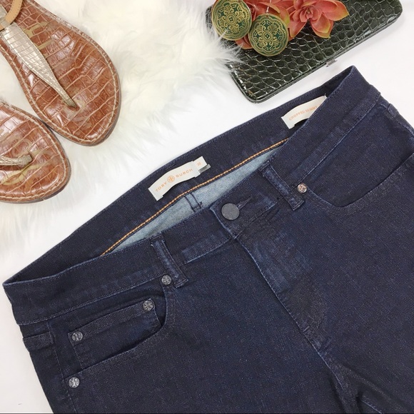 Tory Burch Denim - Tory Burch Cropped Denim Skinny Jean
